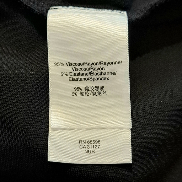 DKNY Black Sleeveless Stretchy Dress - Picture 7 of 7